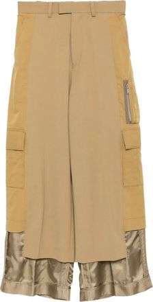 Undercover Pantaloni in misto lana - Marrone