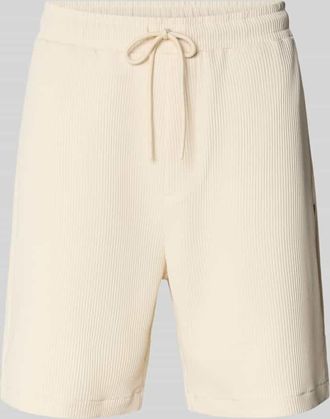 Review Shorts in Plissee-Optik mit elastischem Bund in Ecru, Gr&ouml;&szlig;e XXL