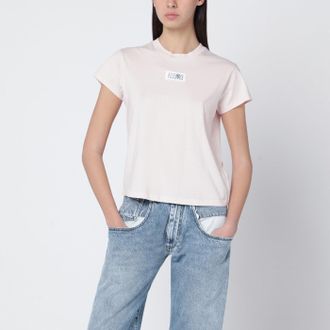 Maison Margiela T-shirt in cotone Numeric rosa
