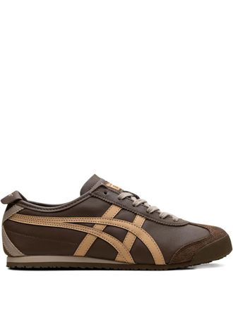 Onitsuka Tiger Mexico 66 sneakers - unisex - Leather/Leather/Rubber/Suede - 27.5 - Brown