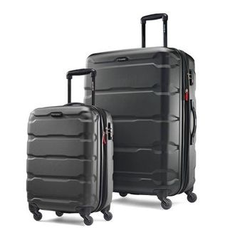Samsonite Omni PC 2-Piece Set (20/28) Hardside Expandable Luggage with Spinner Wheels in Black at Nordstrom