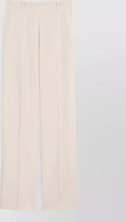 Max Mara pleated wide leg trousers belt loops