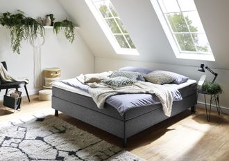 Atlantic Home Collection Boxbett »Happy« ohne Kopfteil, mit Topper, wahlweise mit oder ohne Bettwaren