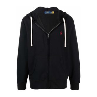 Polo Ralph Lauren Sweaters Zwart - Heren - Vesten met rits - Zwart - S - Hoodies & sweatvesten