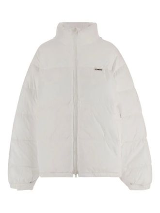 VETEMENTS quilted puffer jacket - unisex - Polyester/Goose Feather/Goose Down - S - White