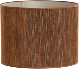 Light & Living Paralume - Penny - marrone - tessile - ø 30cm - - Light&living