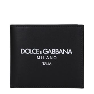 Dolce & Gabbana Dolce&Gabbana Herrens Geldb&ouml;rse Leder Schwarz