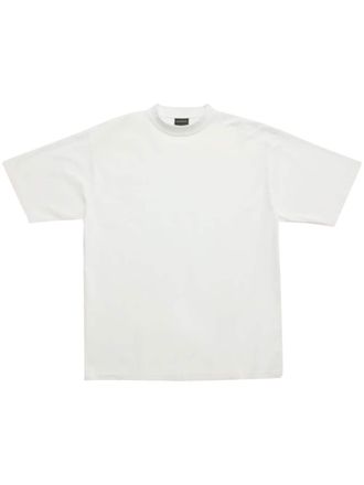 Balenciaga T-shirt met geborduurd logo - Wit