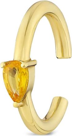 ROSEKEY Ear cuff in oro giallo 18 carati con zaffiri