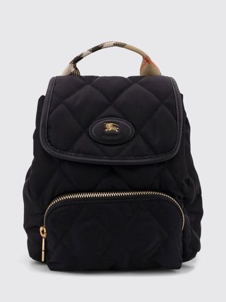 Burberry Quilted Nylon Backpack with Vintage Check Pattern and EKD Logo