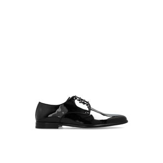 Dolce & Gabbana Leren schoenen - Heren - Nette schoenen - Zwart - 40 EU - Leer - Schoenen