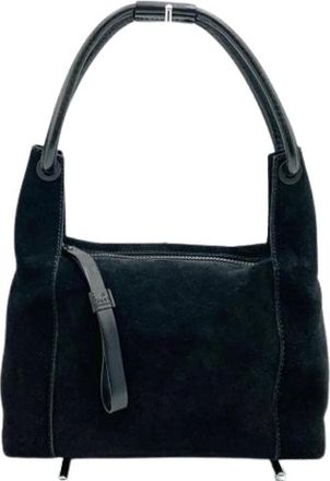 Gucci Pre-owned Handbags, female, Black, Size: ONE SIZE Pre-owned Vintage Shoulder Bag