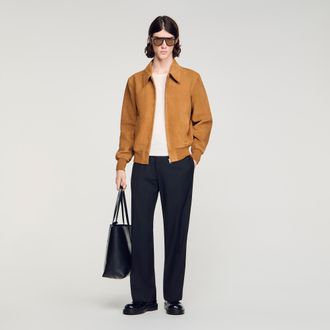 Sandro Goat leather jacket