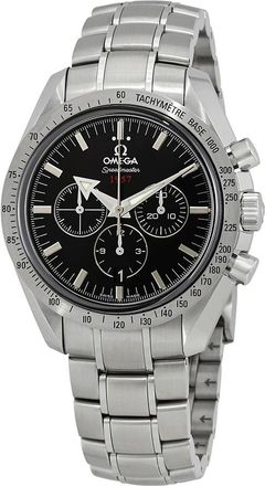 Omega Pre-owned Omega Speedmaster Broad Arrow Chronograph Tachymeter Black Dial Mens Watch 321.10.42.50.01.001