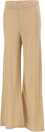 KANGRA Broeken, Dames, Geel, XL, Wijde broek