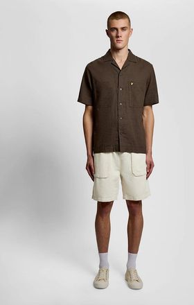 Lyle & Scott Lyle And Scott Mens Linen Blend Shorts - Size: 39/38/32