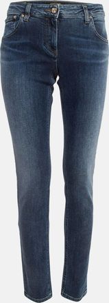 Roberto Cavalli Blue Faded Denim Jeans L Waist