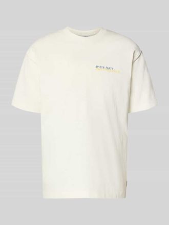 Marc O'Polo Denim Marc OPolo Denim Relaxed Fit T-Shirt aus reiner Baumwolle mit Motiv-Print in Weiss, Gr&ouml;&szlig;e XXL