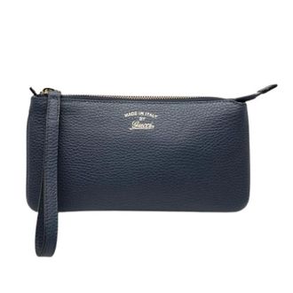 Gucci Pre-owned Clutches, female, Blue, Size: ONE SIZE Pre-owned Vintage Pouch
