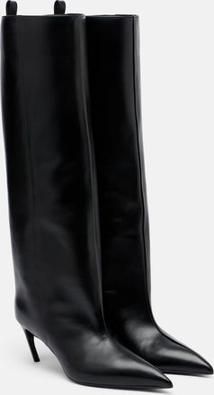 The Attico Lea leather knee-high boots