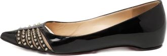 Christian Louboutin Ballerine con borchie - Nero