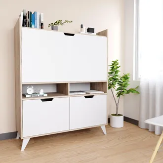 Vicco Scrivania Berdi, Sonoma, 110 X 45 Cm, Vicco