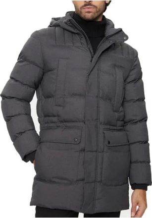 Geox Heren, Jassen, Grijs, Maat: L Katoen