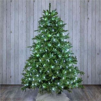 Trade Shop Trade Shop - Mantello Rete Minilucciole Per Albero Di Natale 320 Luci Led Bianco Freddo