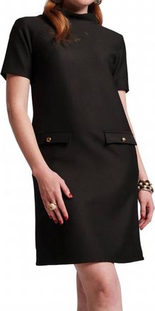 Frances Valentine Sarah Shift Dress In Black