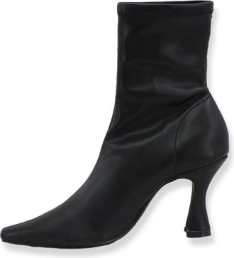 Steve Madden Pumps - Dames - Laarzen met Hak - Zwart - 38 1/2 EU - Leer - Schoenen