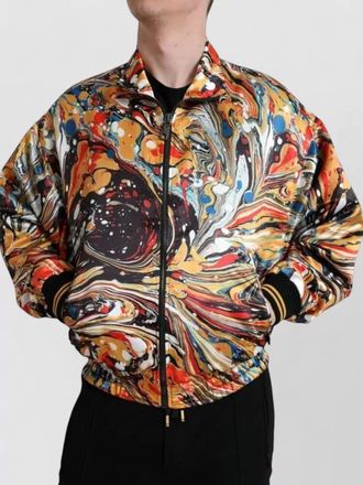 Dolce & Gabbana printed bomber jacket