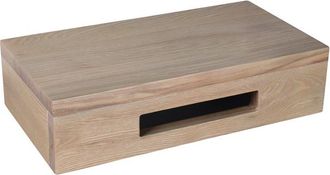 Differnz fonteinplank 40x25x10cm rechthoek met handdoekhouder eiken