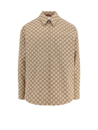 Gucci Sweaters Camel/Ebony-Uomo