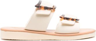 Ancient Greek Sandals Iaso flat sandals - women - Leather - 36 - Neutrals