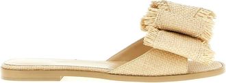 Mach & Mach Mach & Mach, Schoenen, Dames, Beige, 36 EU, Le Cadeau Raffia Sandalen