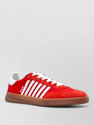 Dsquared2 low top sneakers leather stripes sole