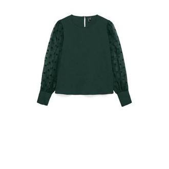 Vero Moda top donkergroen