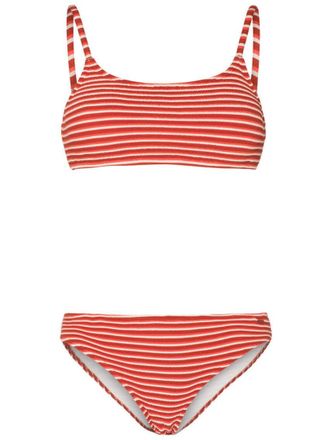 Protest B&uuml;gel-Bikini PROTEST Bikini HAILEY, Damen, Gr. XS, EURO, rot (clay), Obermaterial: 66% Polyester PES. 28% Polyamid PA. 6% Elasthan EL., Bikini-Sets B&uuml;