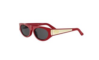 Dior Diorglow B21 Smoke Oval Ladies Sunglasses CD40225I 66A 54