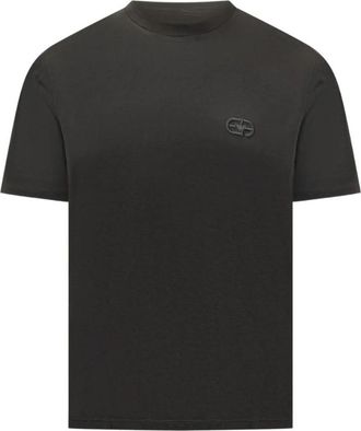 Emporio Armani Stretch Jersey T-Shirt - Heren - T-shirts - Zwart - XL - Katoen - Tops