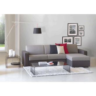 Talamo Italia Sofa cama Alicya, Sofá de esquina, 100% Made in Italy, Sofá con apertura giratoria, con contenedor reversible Peninsula, con reposabrazos estándar