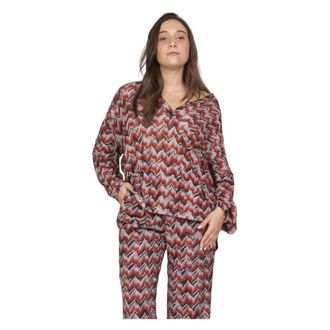 Missoni Blouses, female, Multicolor, XS, Raschel Lace Knit Blouse