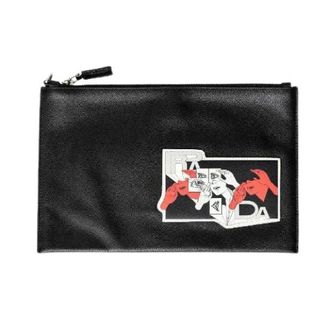 Prada Clutch in Pelle Pre-owned - - Pre-owned - Donna - Nero - ONE SIZE