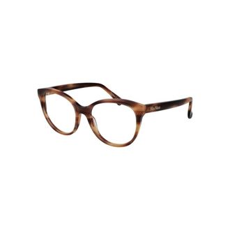 Max Mara Accessoires, Dames, Bruin, ONE Size, Elegante Rechthoekige Optische Monturen
