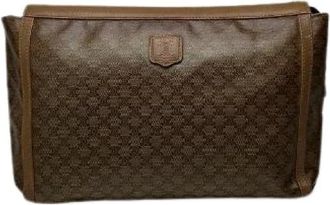 Celine Pre-owned Clutches, female, Brown, Size: ONE SIZE Pre-owned Vintage Clutch