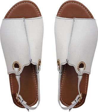 Generic Outdoor Shoes Womens Lined Womens Beach Sandals Hollow Casual Slippers Flat Shoes Sandals Womens Shoes Warm Lining, White, 8.5 UK