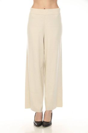 Joseph Ribkoff Sweater Knit Pull-On Culotte Pants In Birch Melange