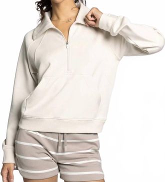 Thread & Supply Caroline Pullover Top In Limestone