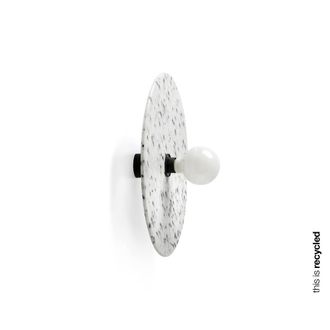 Netlighting Confetti 450 H70 Wall Ceiling Lamp Recycmarmoreal in White