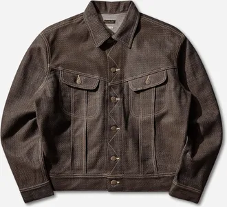 KAPITAL Men s Century Denim Westerner Regular Jacket Persimmon / Indigo